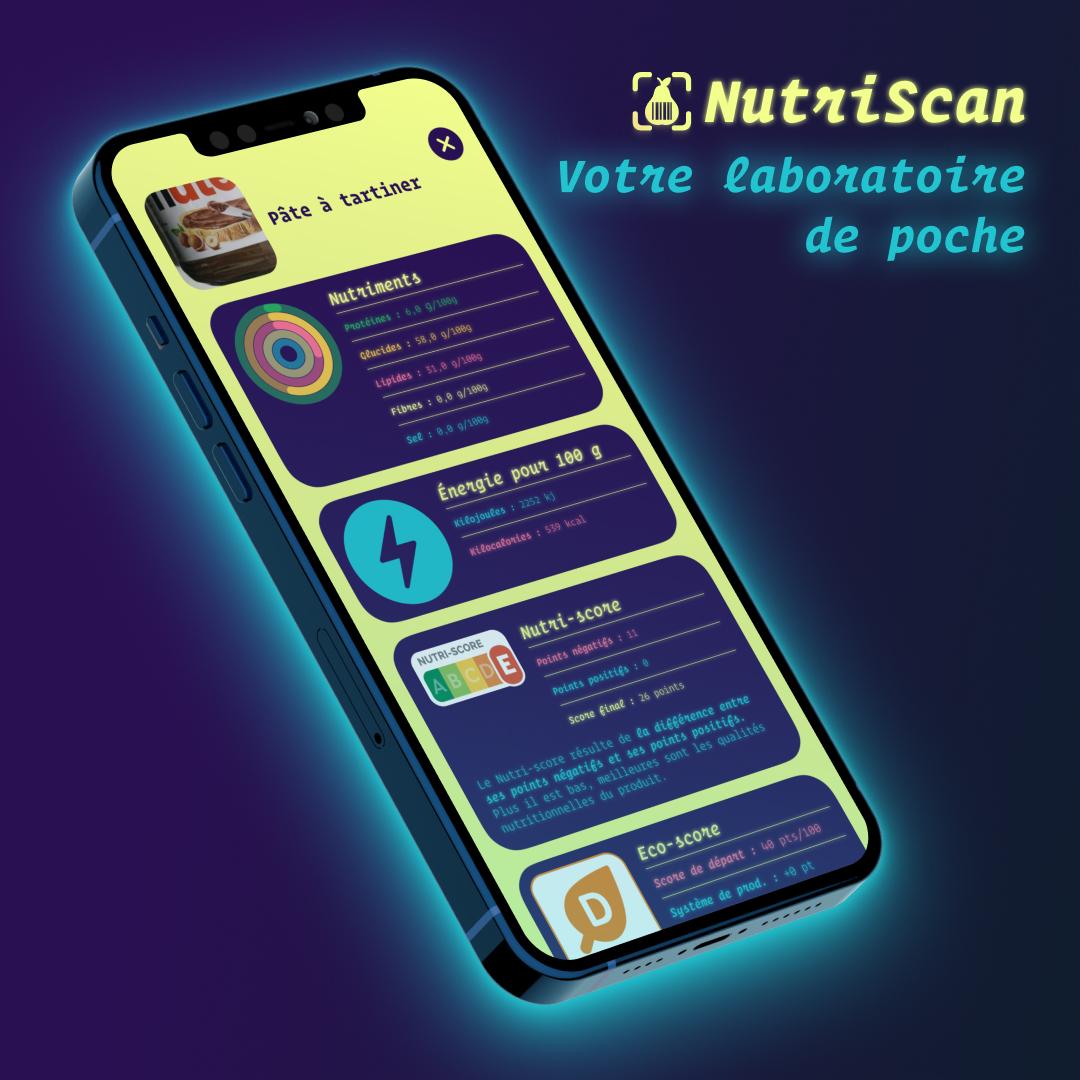 NutriScan (Développement iOS, Conception UI).